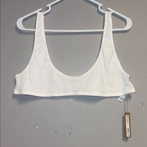 Skims Rib Micro Scoop Bralette NWT